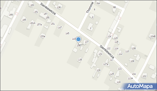 Stare Babice, Sienkiewicza Henryka, 139, mapa Stare Babice