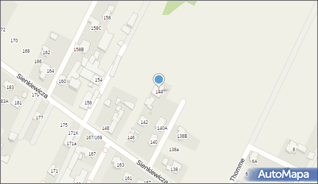 Stare Babice, Sienkiewicza Henryka, 144, mapa Stare Babice