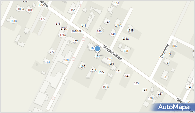 Stare Babice, Sienkiewicza Henryka, 161, mapa Stare Babice