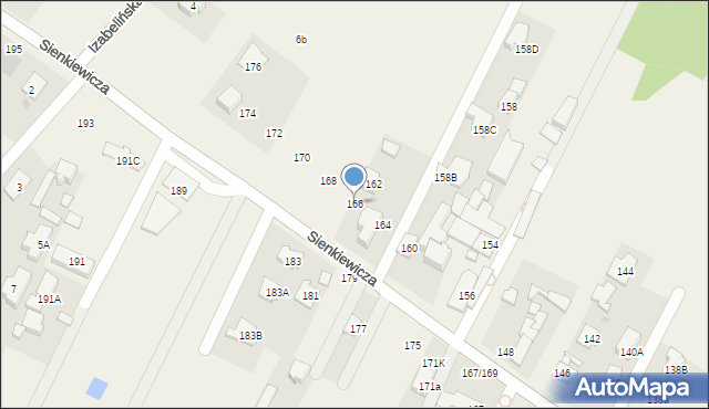 Stare Babice, Sienkiewicza Henryka, 166, mapa Stare Babice