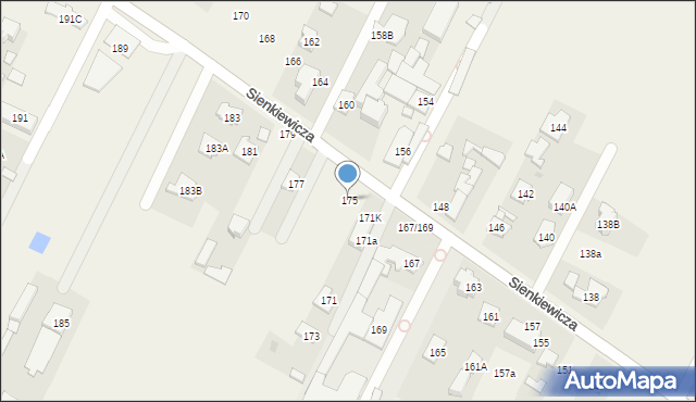 Stare Babice, Sienkiewicza Henryka, 175, mapa Stare Babice