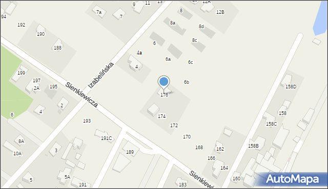 Stare Babice, Sienkiewicza Henryka, 176, mapa Stare Babice