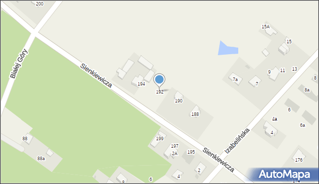 Stare Babice, Sienkiewicza Henryka, 192, mapa Stare Babice