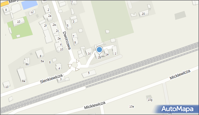 Stare Pole, Sienkiewicza Henryka, 1b, mapa Stare Pole