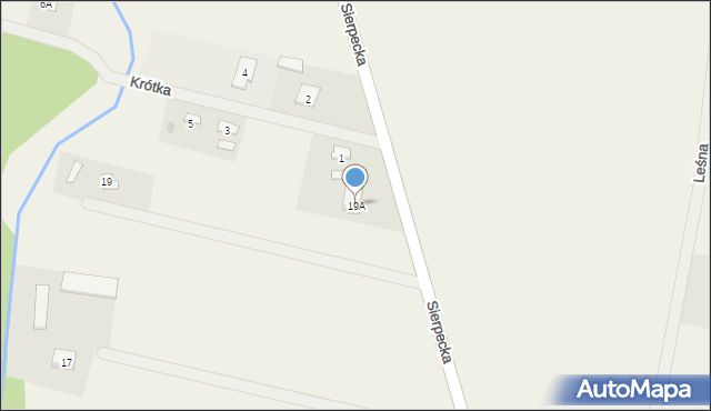 Stare Proboszczewice, Sierpecka, 19A, mapa Stare Proboszczewice