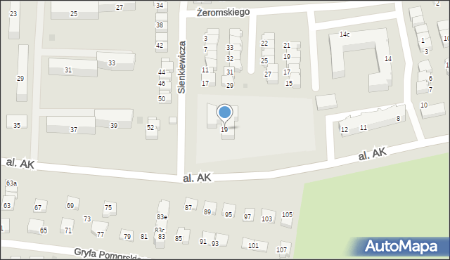 Starogard Gdański, Sienkiewicza Henryka, 19, mapa Starogard Gdański