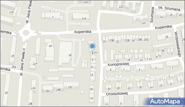 Starogard Gdański, Sienkiewicza Henryka, 4, mapa Starogard Gdański