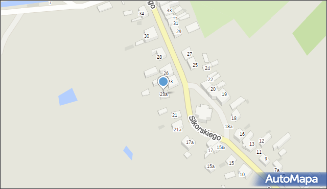 Stepnica, Sikorskiego Władysława, gen., 23a, mapa Stepnica