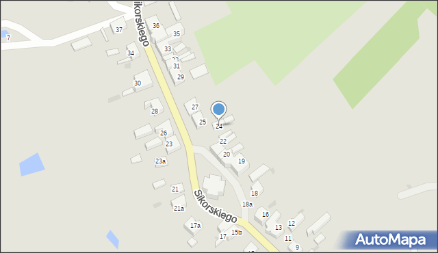 Stepnica, Sikorskiego Władysława, gen., 24, mapa Stepnica