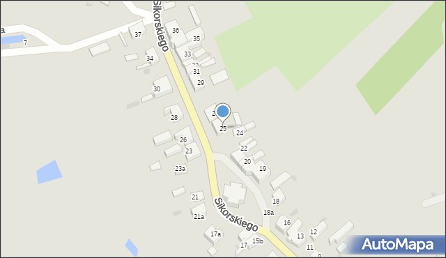 Stepnica, Sikorskiego Władysława, gen., 25, mapa Stepnica