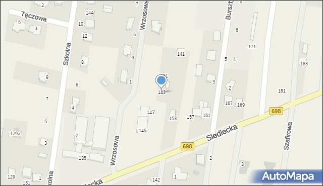 Stok Lacki, Siedlecka, 143, mapa Stok Lacki