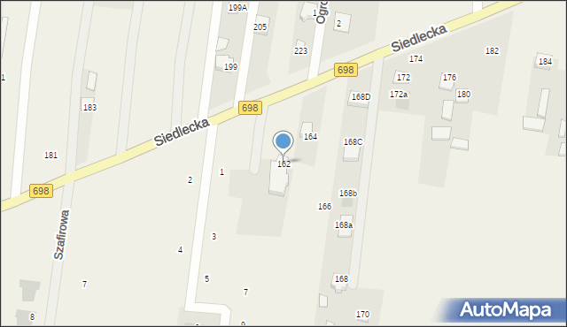 Stok Lacki, Siedlecka, 162, mapa Stok Lacki