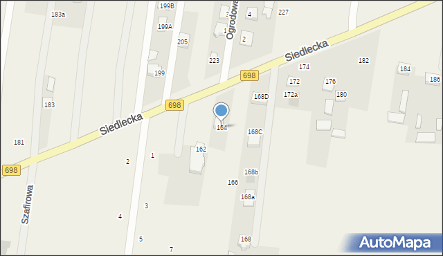 Stok Lacki, Siedlecka, 164, mapa Stok Lacki
