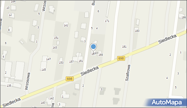 Stok Lacki, Siedlecka, 167, mapa Stok Lacki