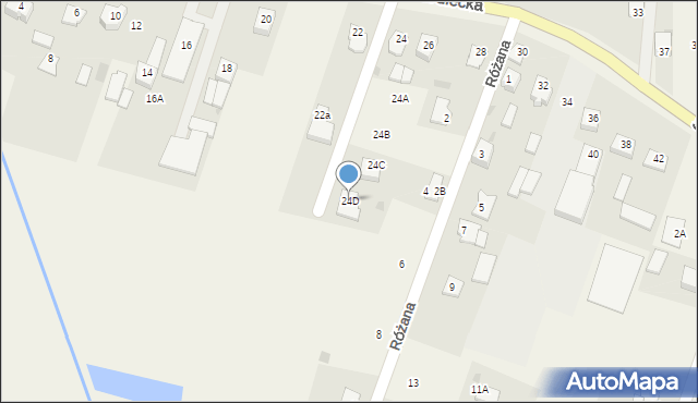 Stok Lacki-Folwark, Siedlecka, 24D, mapa Stok Lacki-Folwark