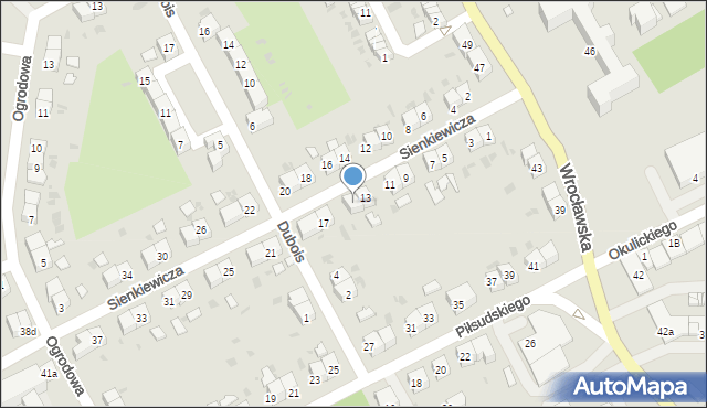 Strzelin, Sienkiewicza Henryka, 15, mapa Strzelin