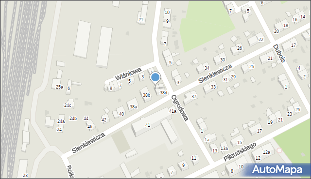 Strzelin, Sienkiewicza Henryka, 38c, mapa Strzelin