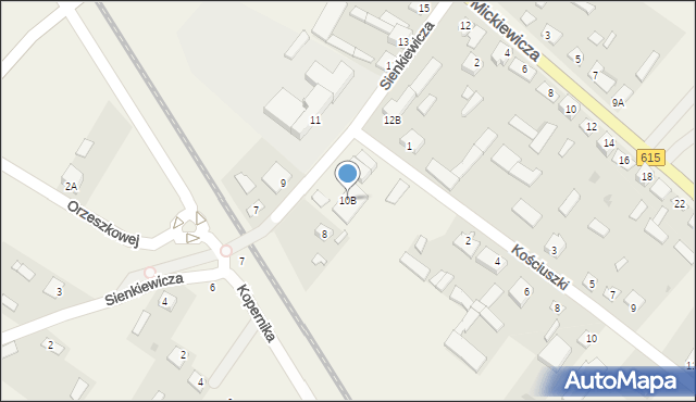 Stupsk, Sienkiewicza Henryka, 10B, mapa Stupsk