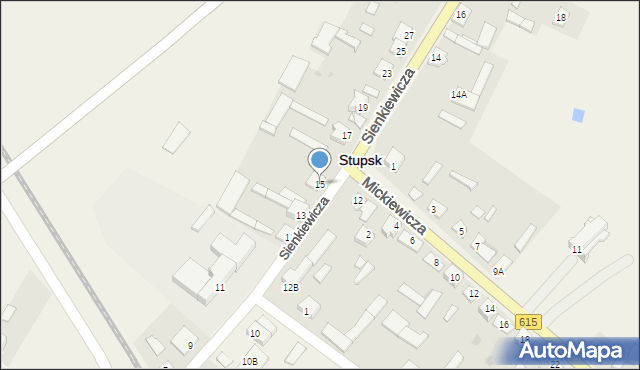 Stupsk, Sienkiewicza Henryka, 15, mapa Stupsk