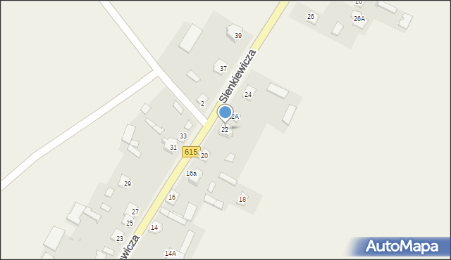 Stupsk, Sienkiewicza Henryka, 22, mapa Stupsk