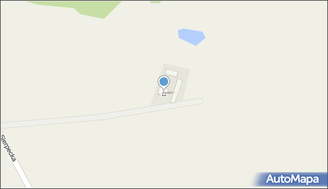 Sudragi, Sierpecka, 12, mapa Sudragi