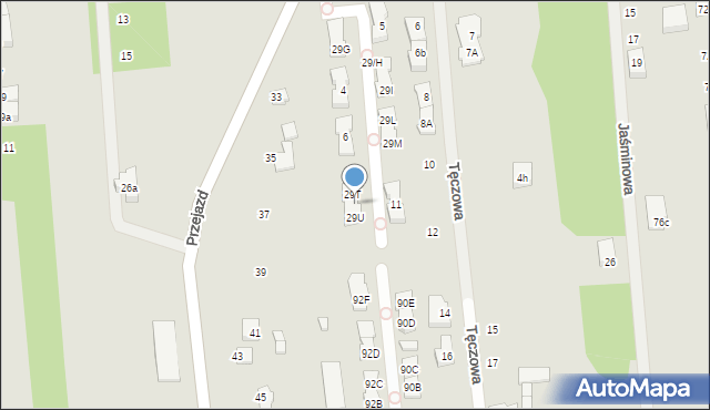 Sulejówek, Sielankowa, 8, mapa Sulejówek