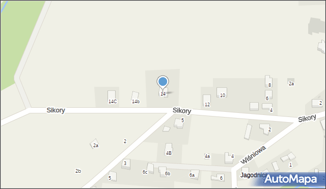 Sułkowice, Sikory Stanisława, ks., 14, mapa Sułkowice