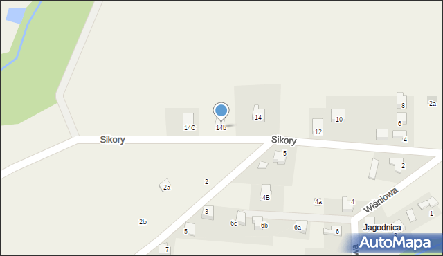 Sułkowice, Sikory Stanisława, ks., 14b, mapa Sułkowice