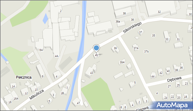 Świebodzice, Sikorskiego Władysława, gen., 41, mapa Świebodzice