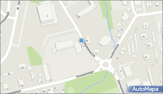 Świecie, Sienkiewicza Henryka, 1, mapa Świecie