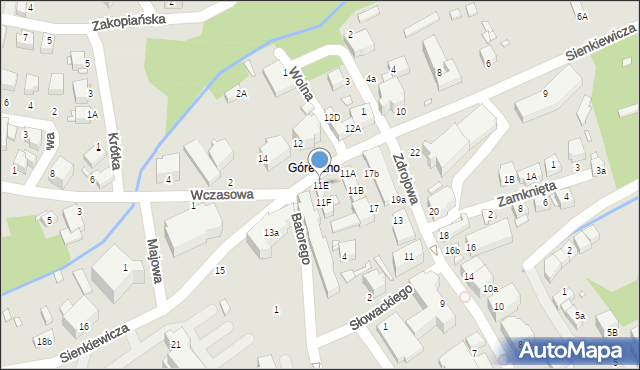 Świeradów-Zdrój, Sienkiewicza Henryka, 11E, mapa Świeradów-Zdrój