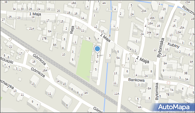 Świętochłowice, Sienkiewicza Henryka, 2, mapa Świętochłowice