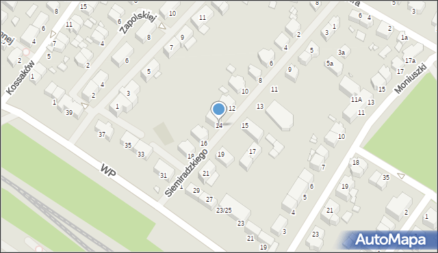 Świnoujście, Siemiradzkiego Henryka, 14, mapa Świnoujście