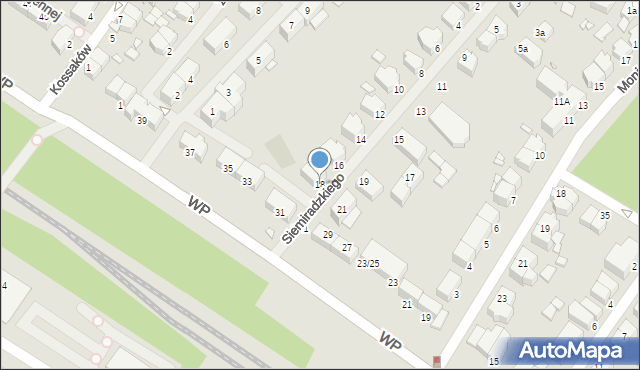 Świnoujście, Siemiradzkiego Henryka, 18, mapa Świnoujście