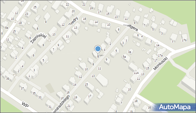 Świnoujście, Siemiradzkiego Henryka, 6, mapa Świnoujście