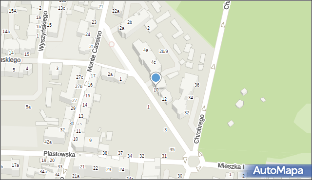 Świnoujście, Sikorskiego Władysława, gen., 10, mapa Świnoujście