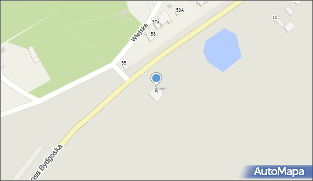 Szubin, Sienkiewicza Henryka, 8j, mapa Szubin