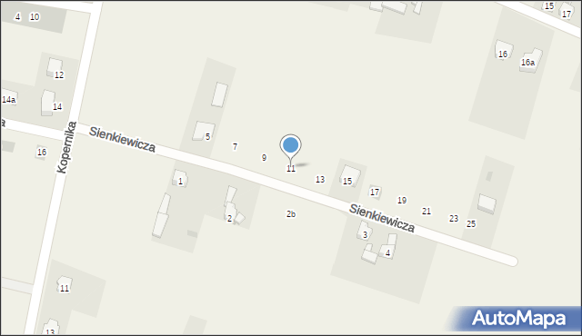 Tąpkowice, Sienkiewicza Henryka, 11, mapa Tąpkowice