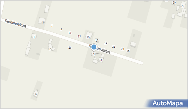 Tąpkowice, Sienkiewicza Henryka, 3, mapa Tąpkowice