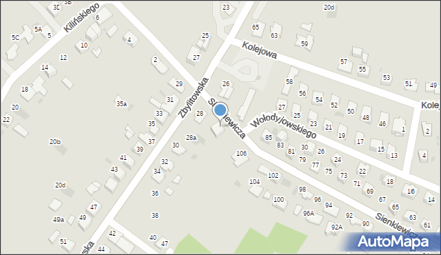 Tarnów, Sienkiewicza Henryka, 108, mapa Tarnów