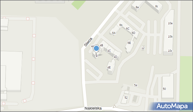 Tarnowskie Góry, Siwca Ignacego, ks., 4, mapa Tarnowskie Góry