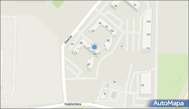 Tarnowskie Góry, Siwca Ignacego, ks., 4D, mapa Tarnowskie Góry