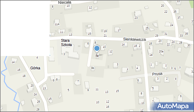 Tenczynek, Sienkiewicza Henryka, 8a, mapa Tenczynek