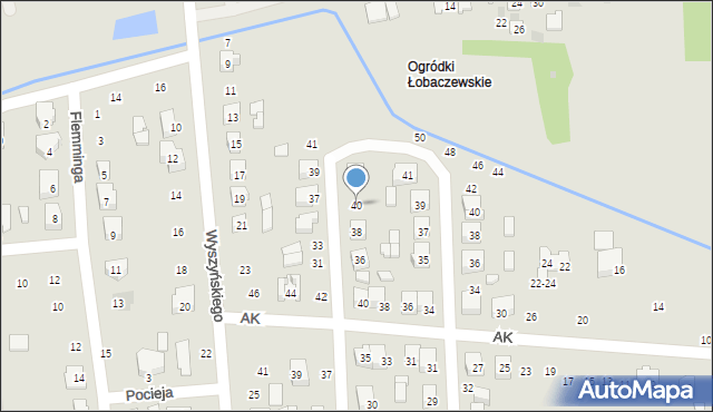 Terespol, Sikorskiego Władysława, gen., 40, mapa Terespol