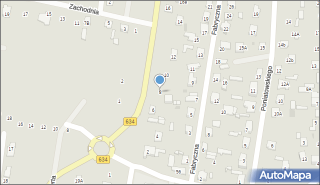 Tłuszcz, Sieroszewskiego Wacława, 8, mapa Tłuszcz