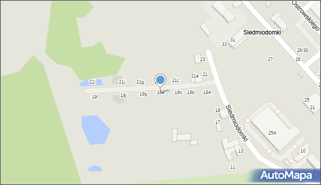 Tomaszów Mazowiecki, Siedmiodomki, 19e, mapa Tomaszów Mazowiecki
