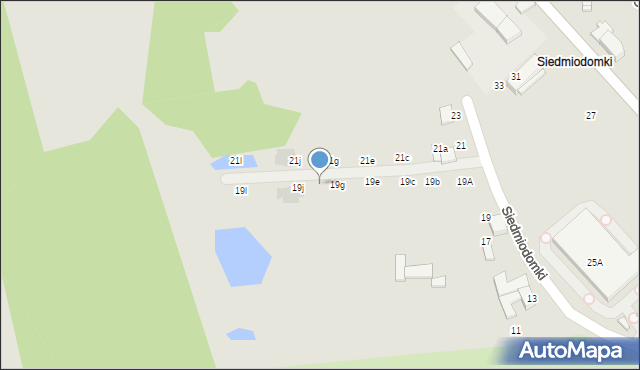 Tomaszów Mazowiecki, Siedmiodomki, 19h, mapa Tomaszów Mazowiecki