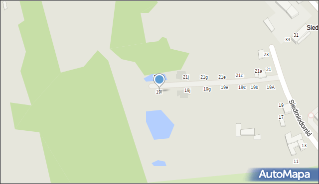 Tomaszów Mazowiecki, Siedmiodomki, 19l, mapa Tomaszów Mazowiecki