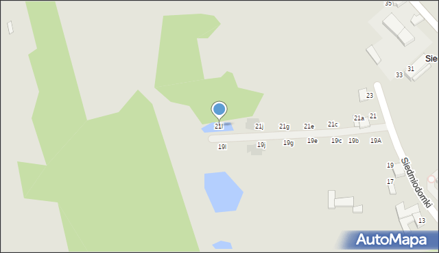 Tomaszów Mazowiecki, Siedmiodomki, 21l, mapa Tomaszów Mazowiecki