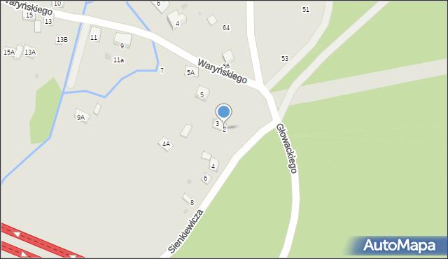 Trzebinia, Sienkiewicza Henryka, 2, mapa Trzebinia